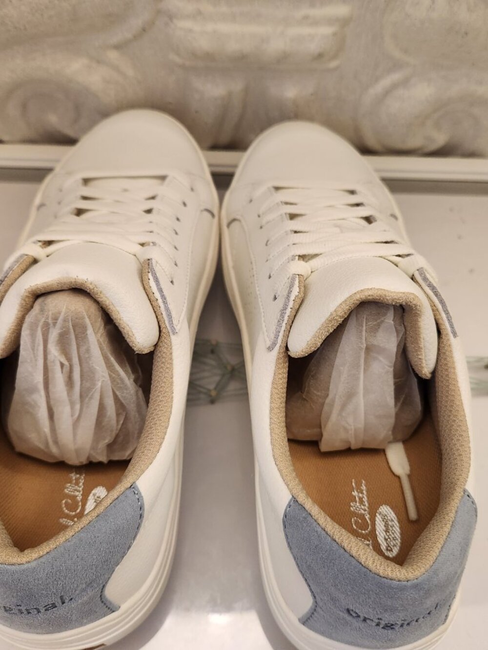 Dr. Scholl's Take it Easy White leather sneakers. NIB. - Picture 8 of 14